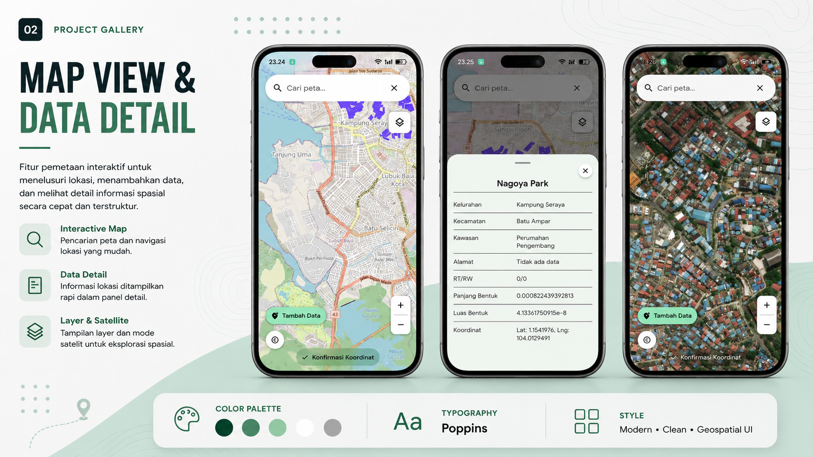 Map View & Data Detail